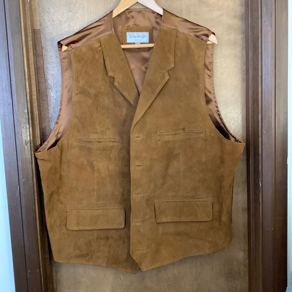 Vintage Leather vest. - Picture 1 of 4